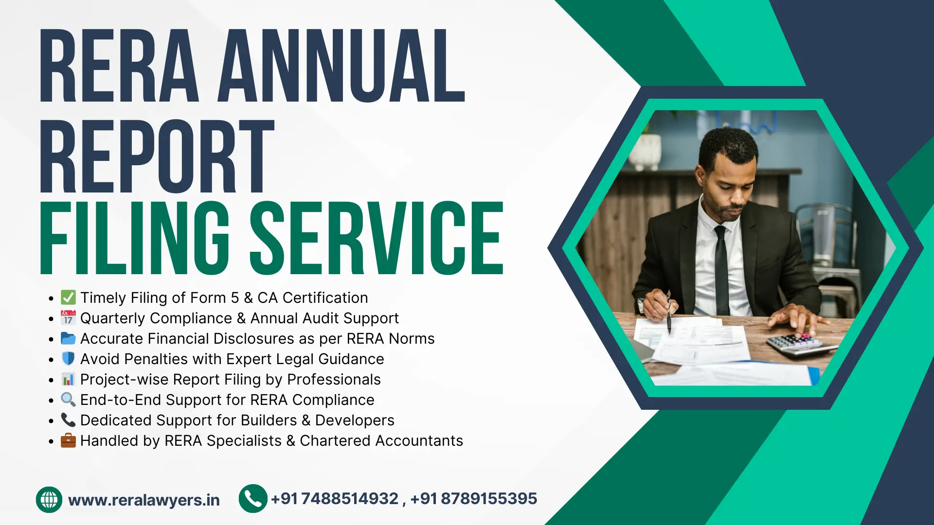 RERA Annual Report Filing Services RERA Annual Report Filing Services